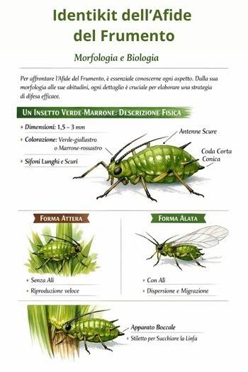 identikit dell’afide del frumento